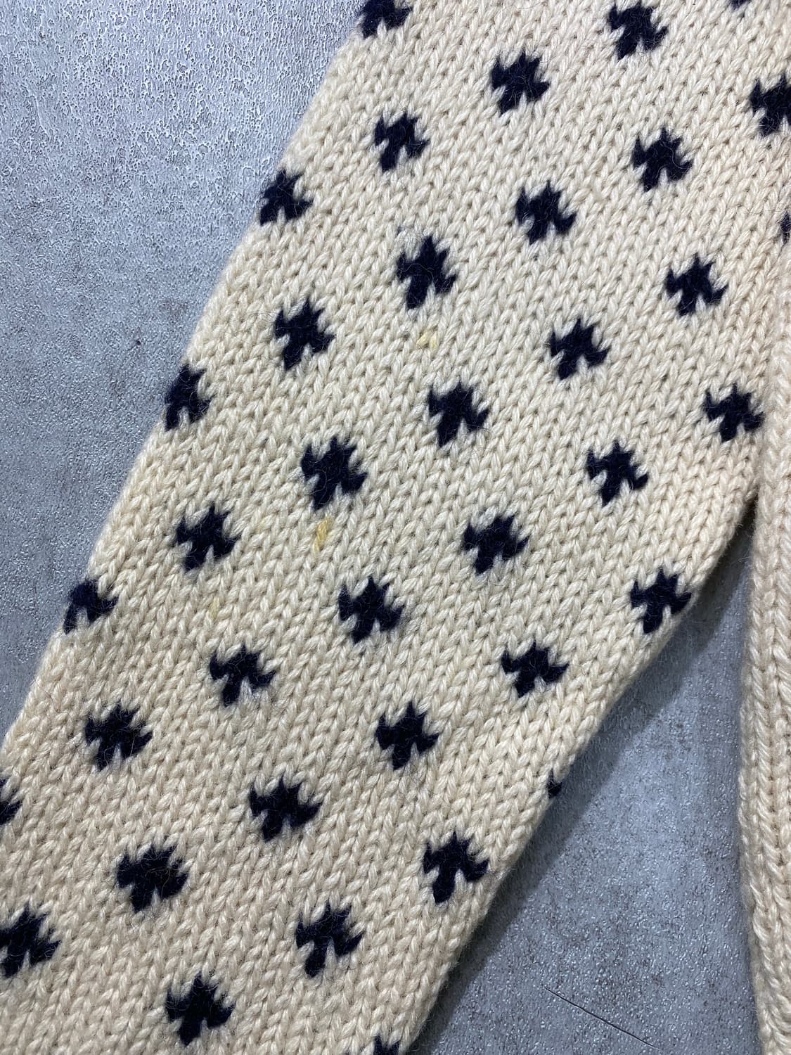 [2] 45rpm 재패니즈 빈티지 코위찬 니트집업 상품이미지3