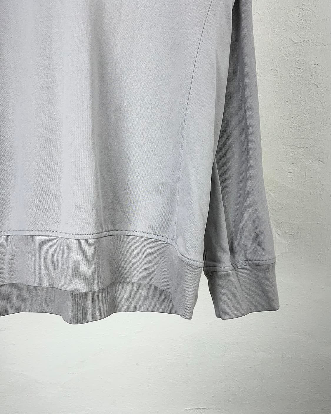 y-3 라이트 그레이 레이어드 스트레치 후디 상품이미지5