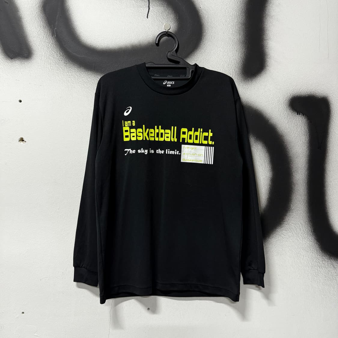 아식스 빅 프린팅 바스켓볼 매쉬 긴팔 져지 티셔츠 상품이미지2