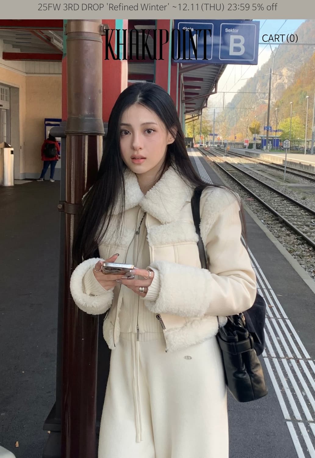 카키포인트 무스탕 상품이미지1