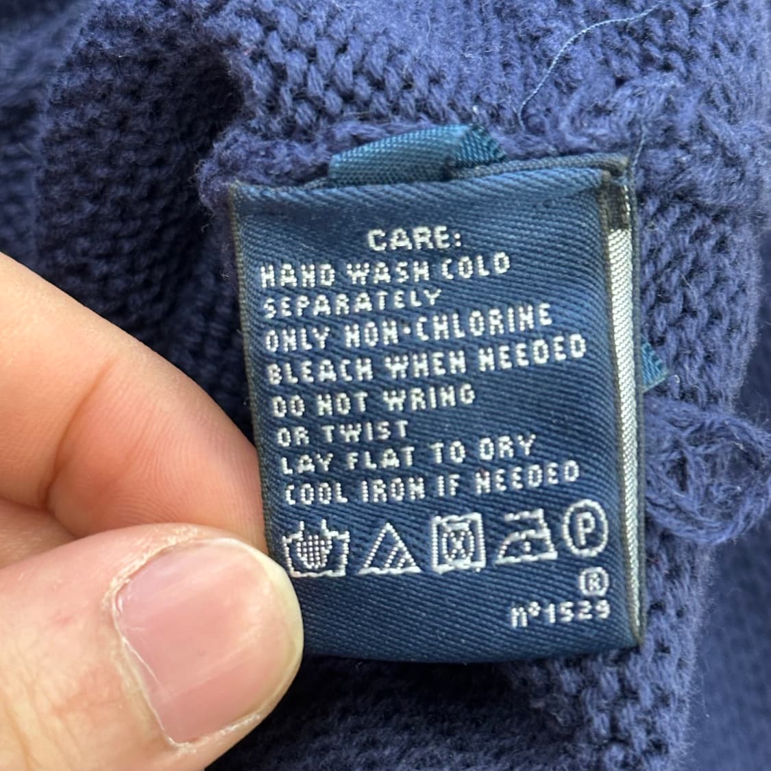 M 폴로랄프로렌 스포츠 코튼 네이비 집업 니트 상품이미지5