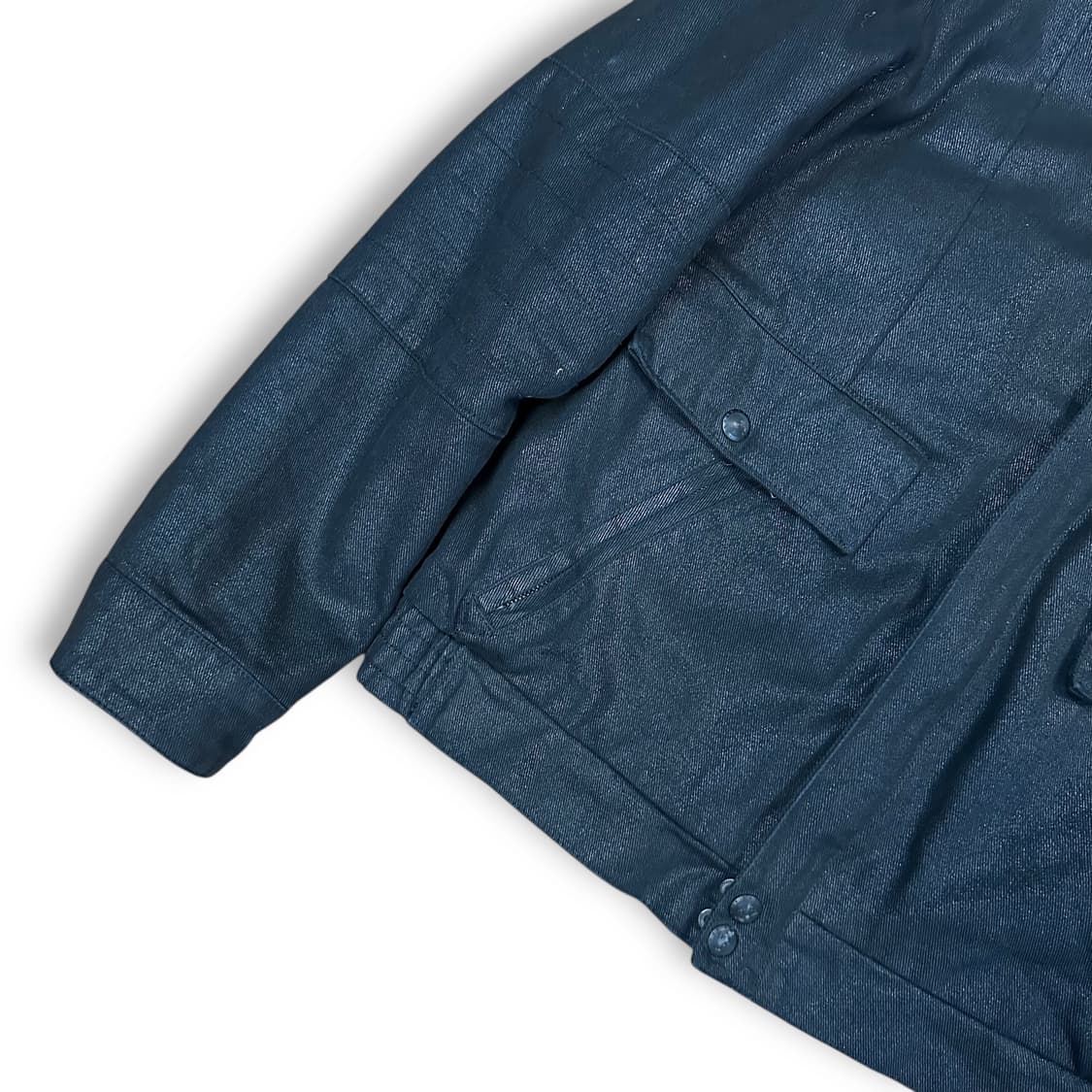 아르마니익스체인지 코티드 바이커 봄버 상품이미지4