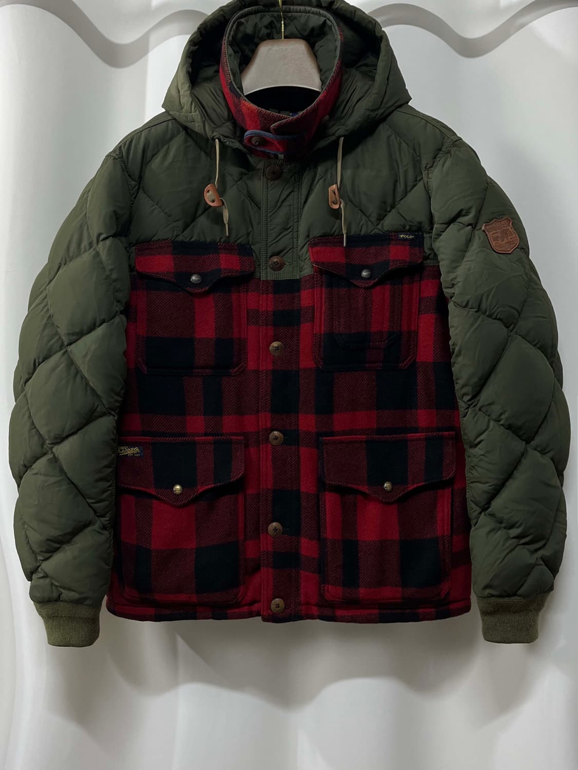 폴로 랄프로렌 말라드덕 버팔로 매키노 울헌팅 필드 퀼티드 다운자켓 상품이미지1