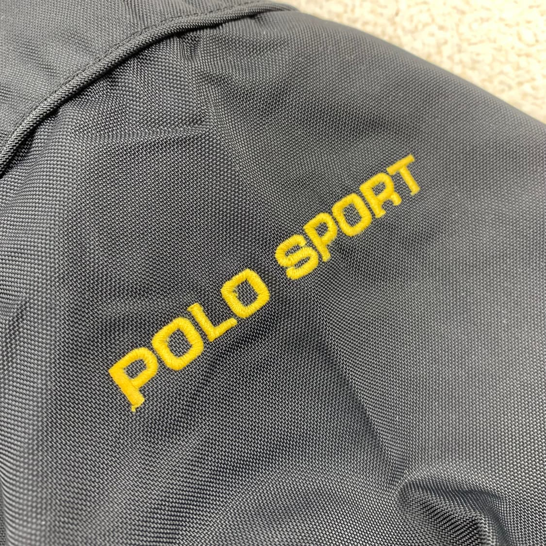 폴로 스포츠 자수로고 나일론쉘 파카 블랙  상품이미지3