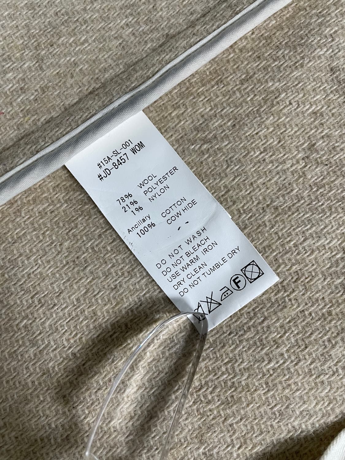 [36] 단톤 울 못사 후드 코트 상품이미지7