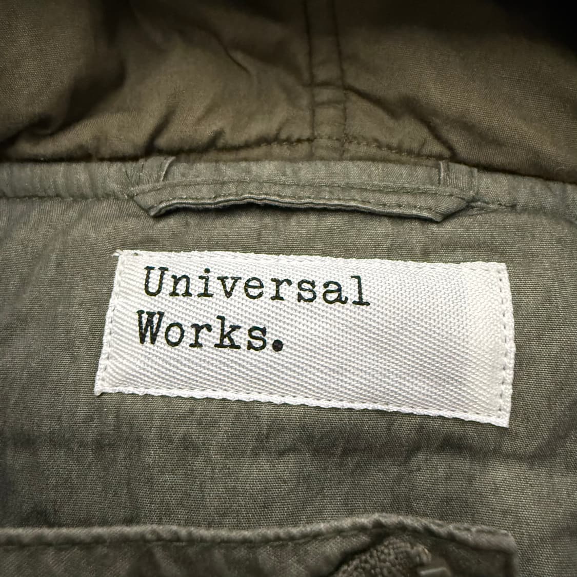 [정품/L] Clo 카키색 후드 야상 점퍼 b17 상품이미지6