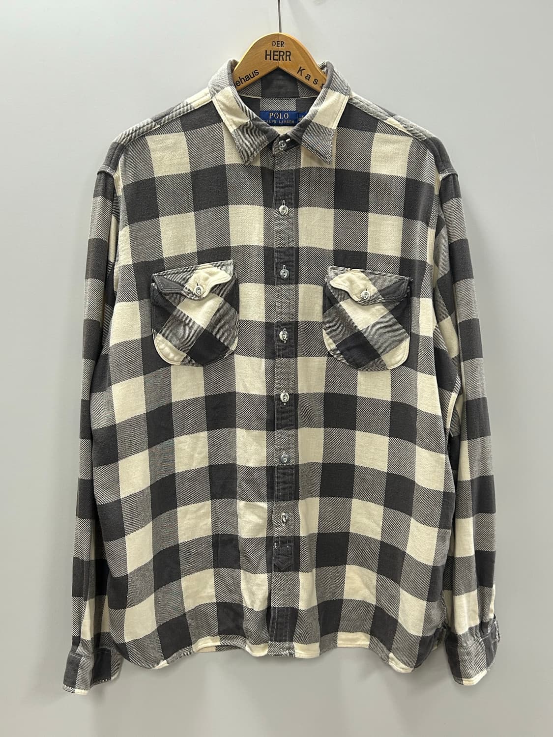 폴로 랄프로렌 모노 버팔로 플란넬 체크 셔츠 상품이미지1