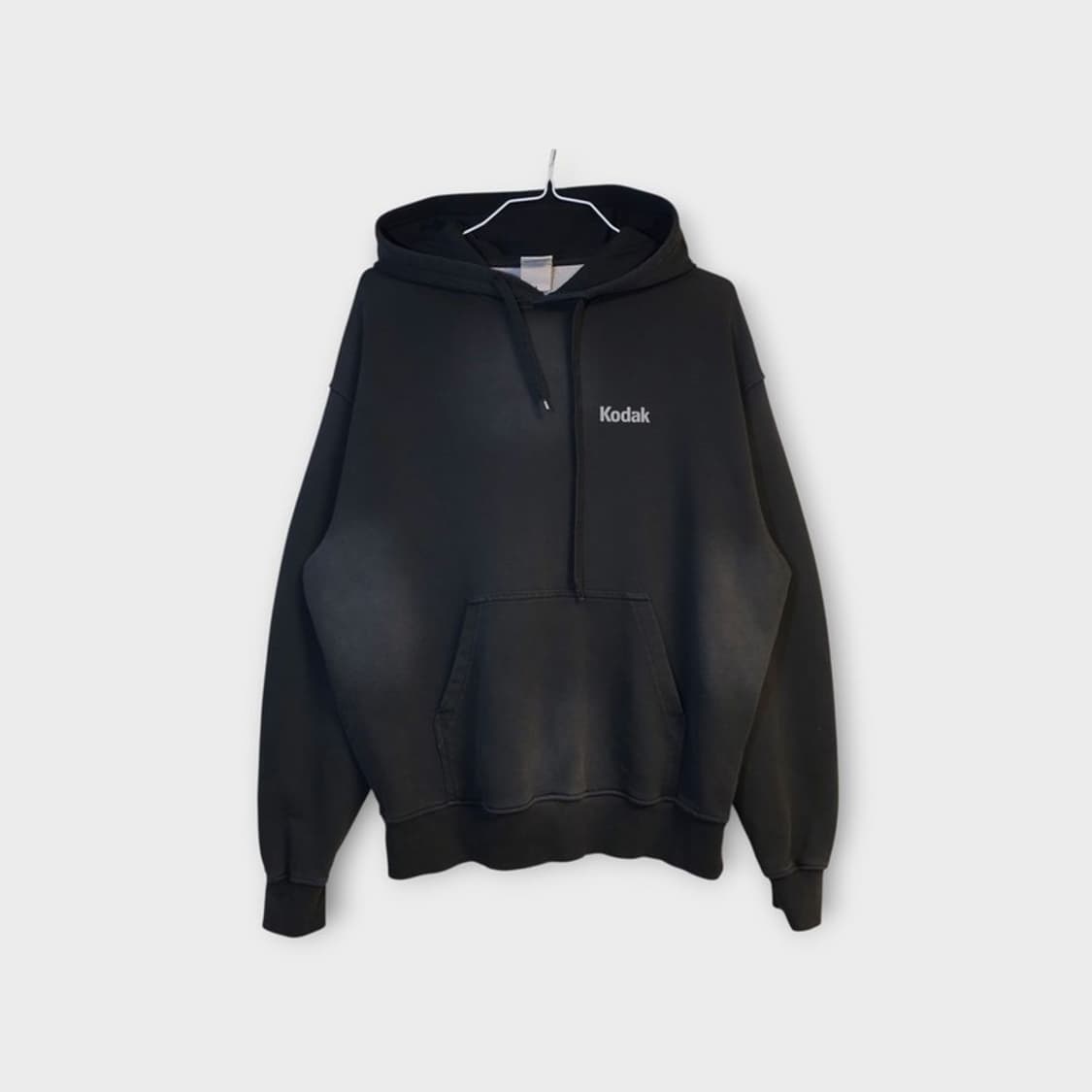 코닥 빈티지 워싱 후드티 S 상품이미지1