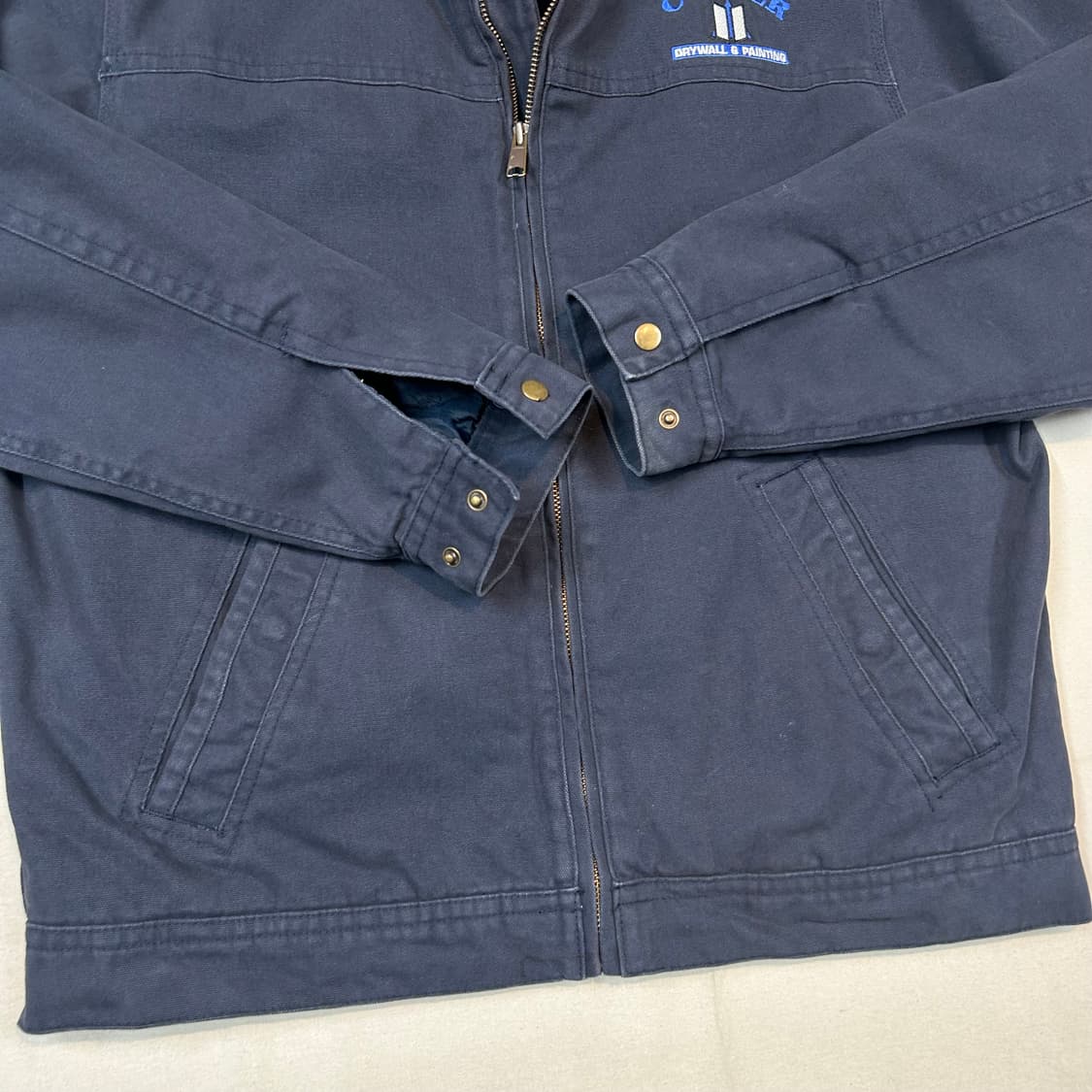 L) Corner Stone USA 워크웨어 워크 자켓 네이비 상품이미지3