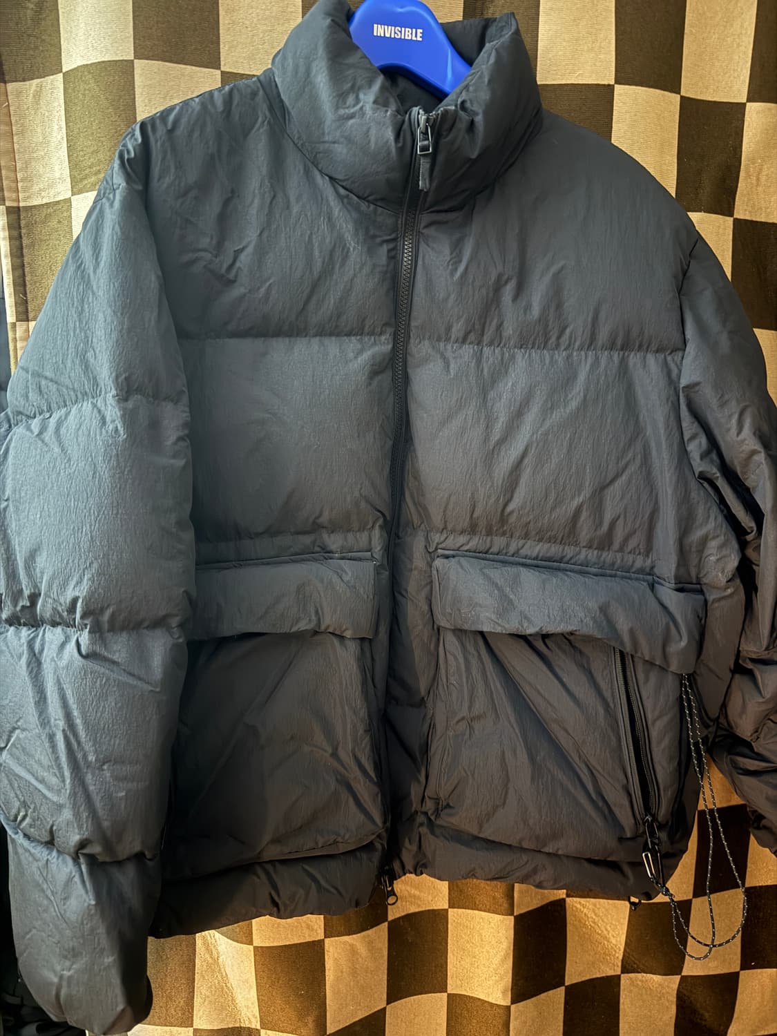 무신사 스탠다드 시티 레저 다운 숏 패딩 XL 블랙 판매합니다. 상품이미지3