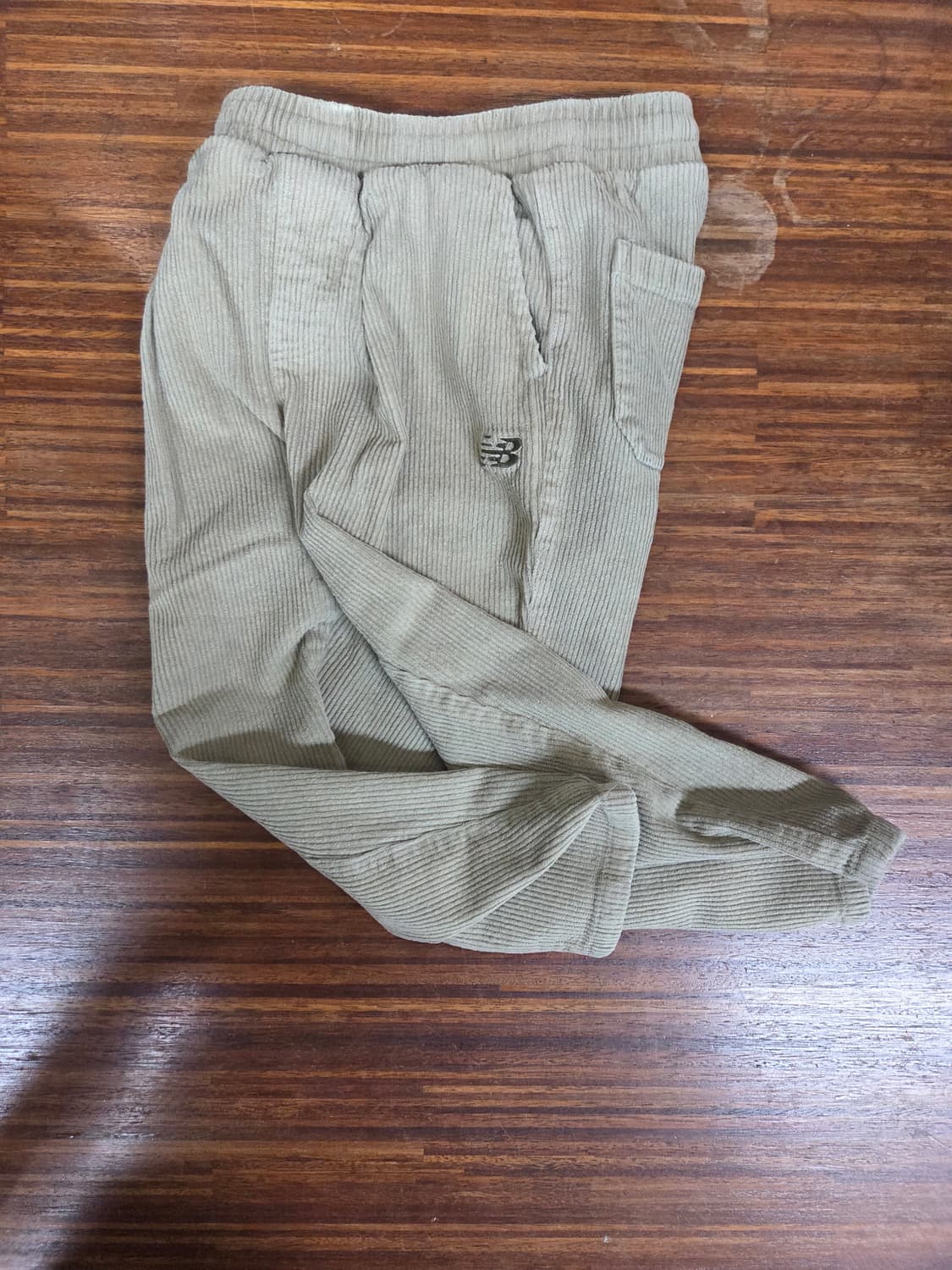 뉴발란스 키즈 핀턱 코듀로이 밴딩팬츠 130 상품이미지6