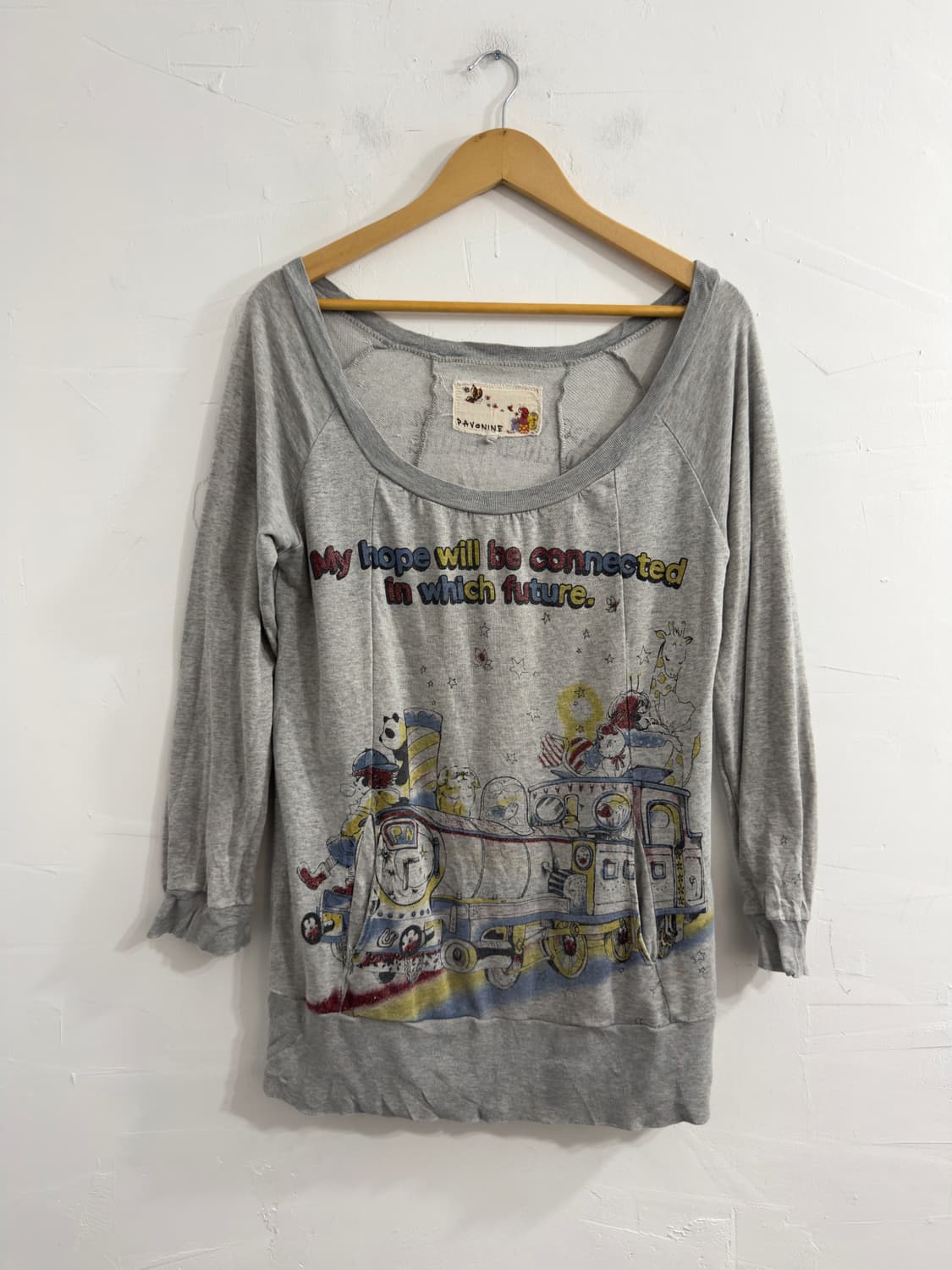 pavonine printing top 상품이미지2