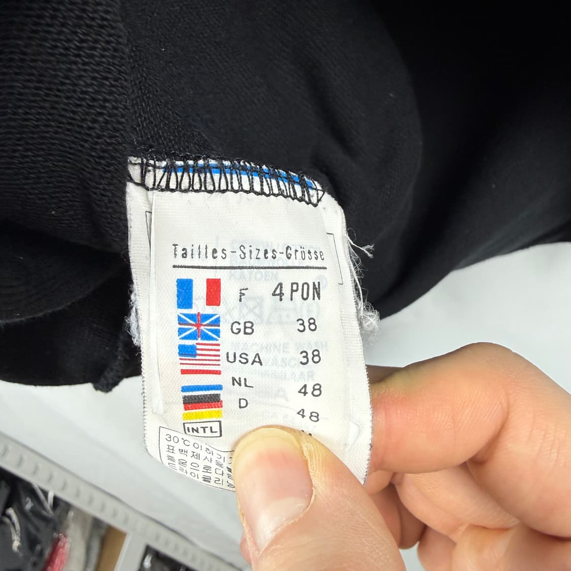 (M) 세인트 제임스 보트넥 블랙 긴팔 티 상품이미지5