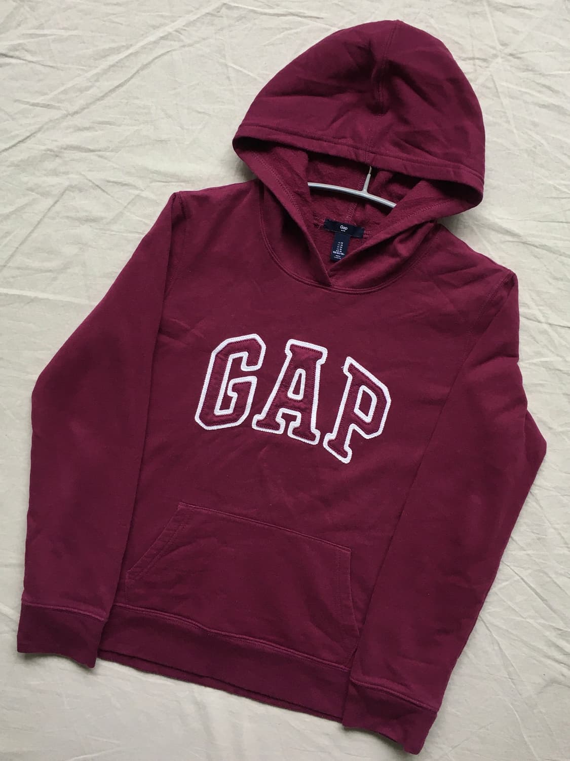 갭 스펠 버건디 후드티 상품이미지3