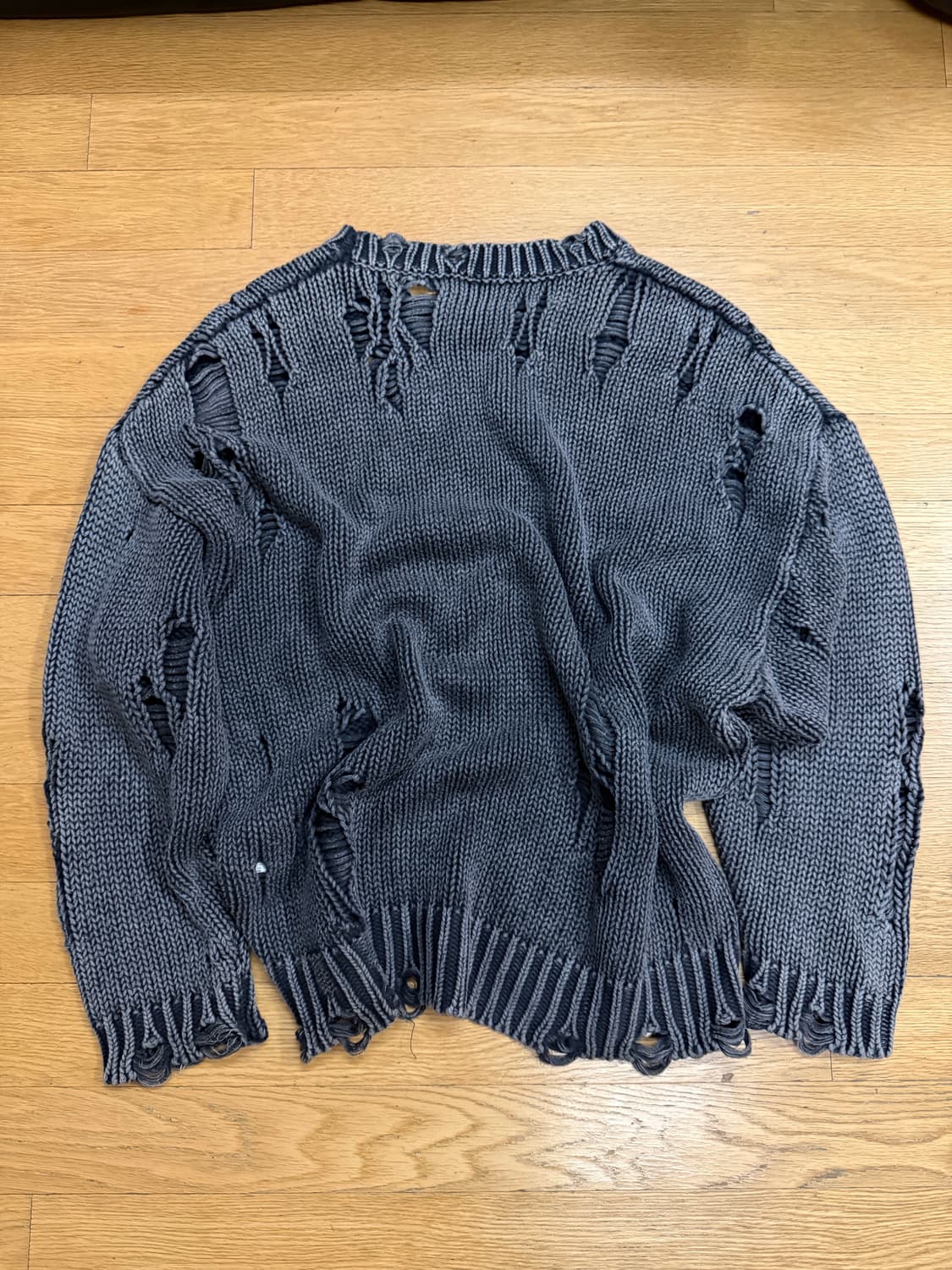 R13 디스트레스드 니트 상품이미지3