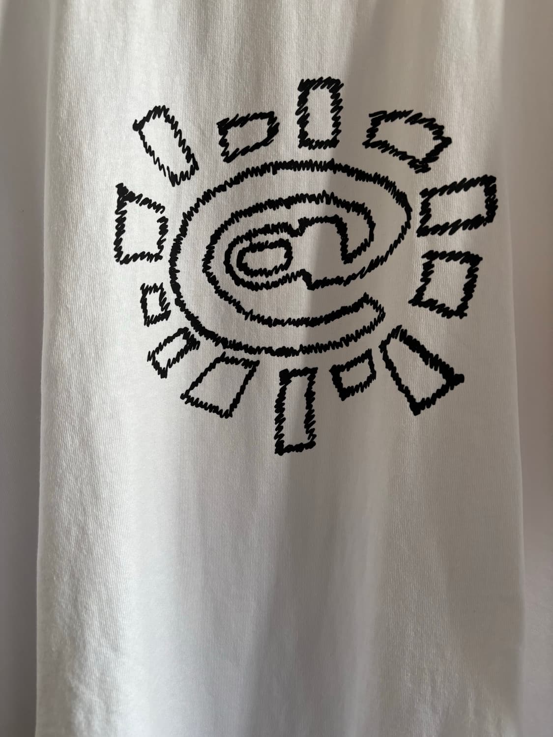 ADWYSD Sketchy @sun Tshirt "White" 상품이미지5