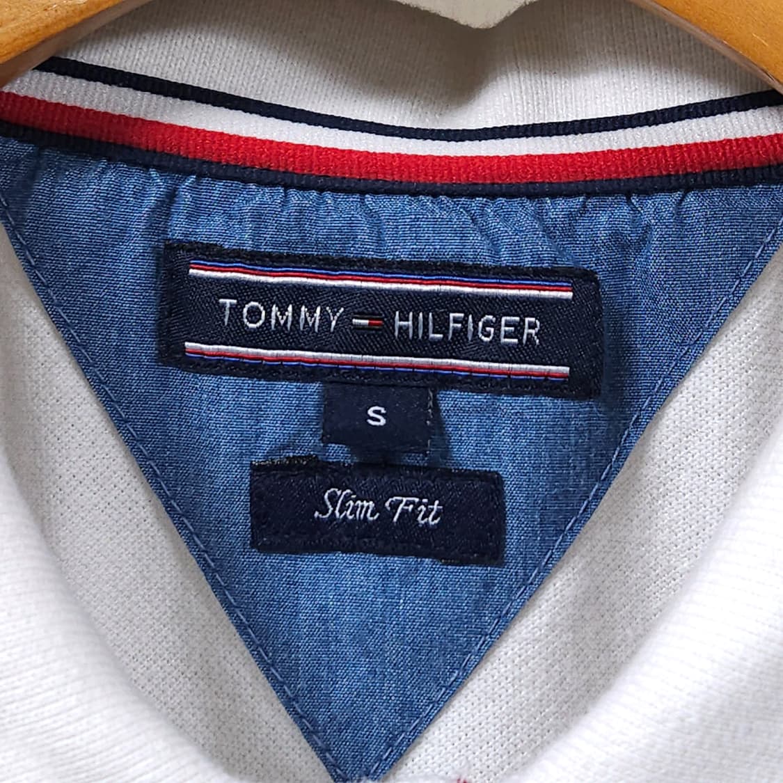 55)Tommy 타미 화이트 반팔 카라티 상품이미지3