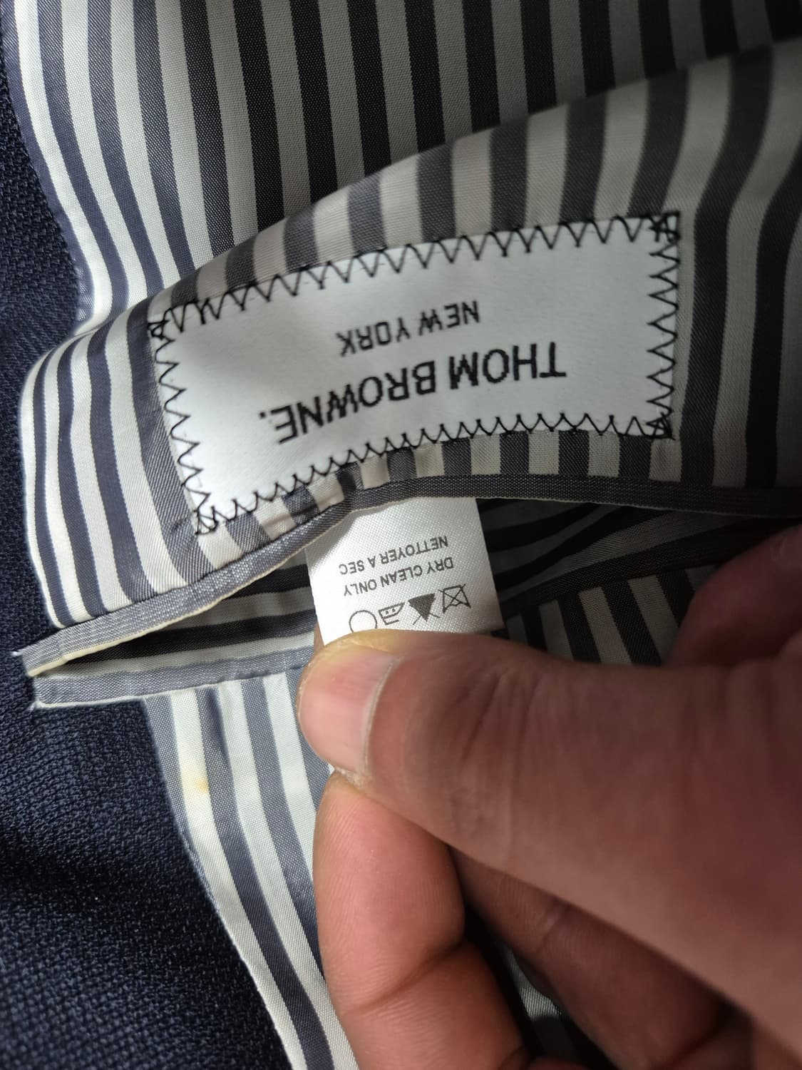 톰브라운/ 네이비 금장 ss자켓/2 상품이미지6