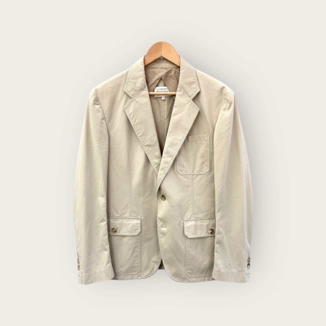 48/ 메종마르지엘라 10번대 싱글 브레스티드 블레이저 상품이미지1