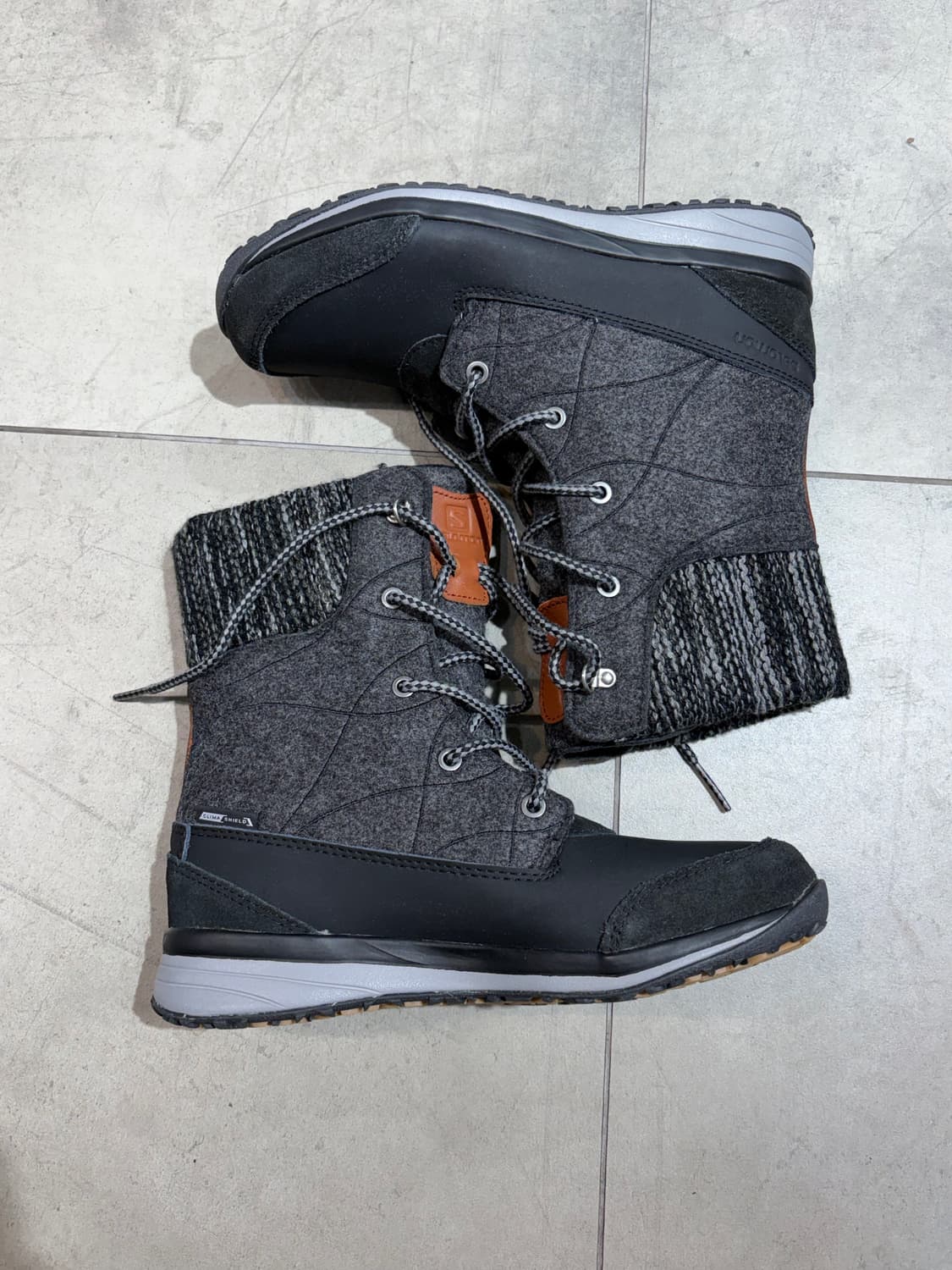 살로몬 윈터 블랙 부츠 신발 상품이미지3