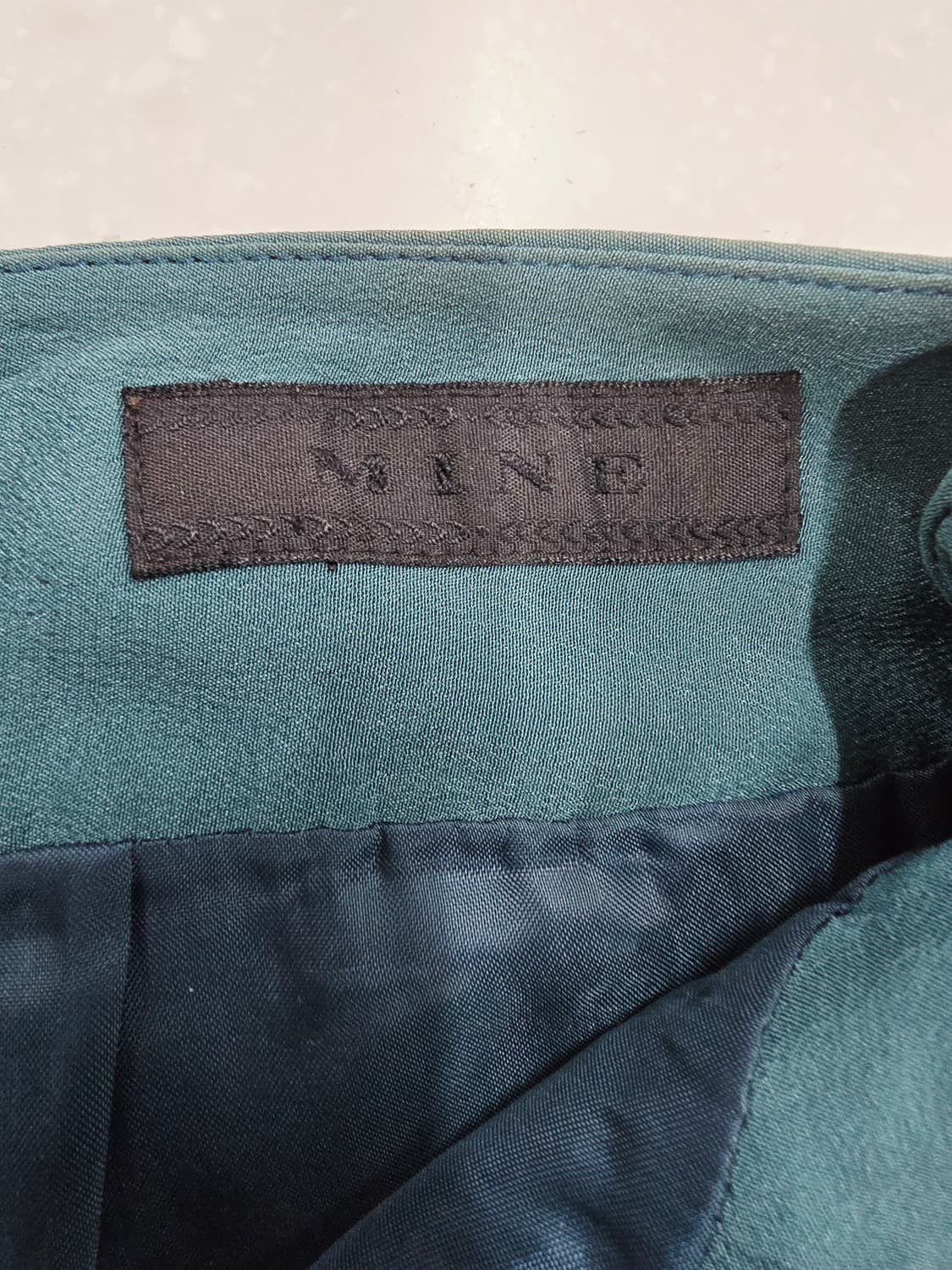 마인 트위드스커트 청록색 포인트 상품이미지8