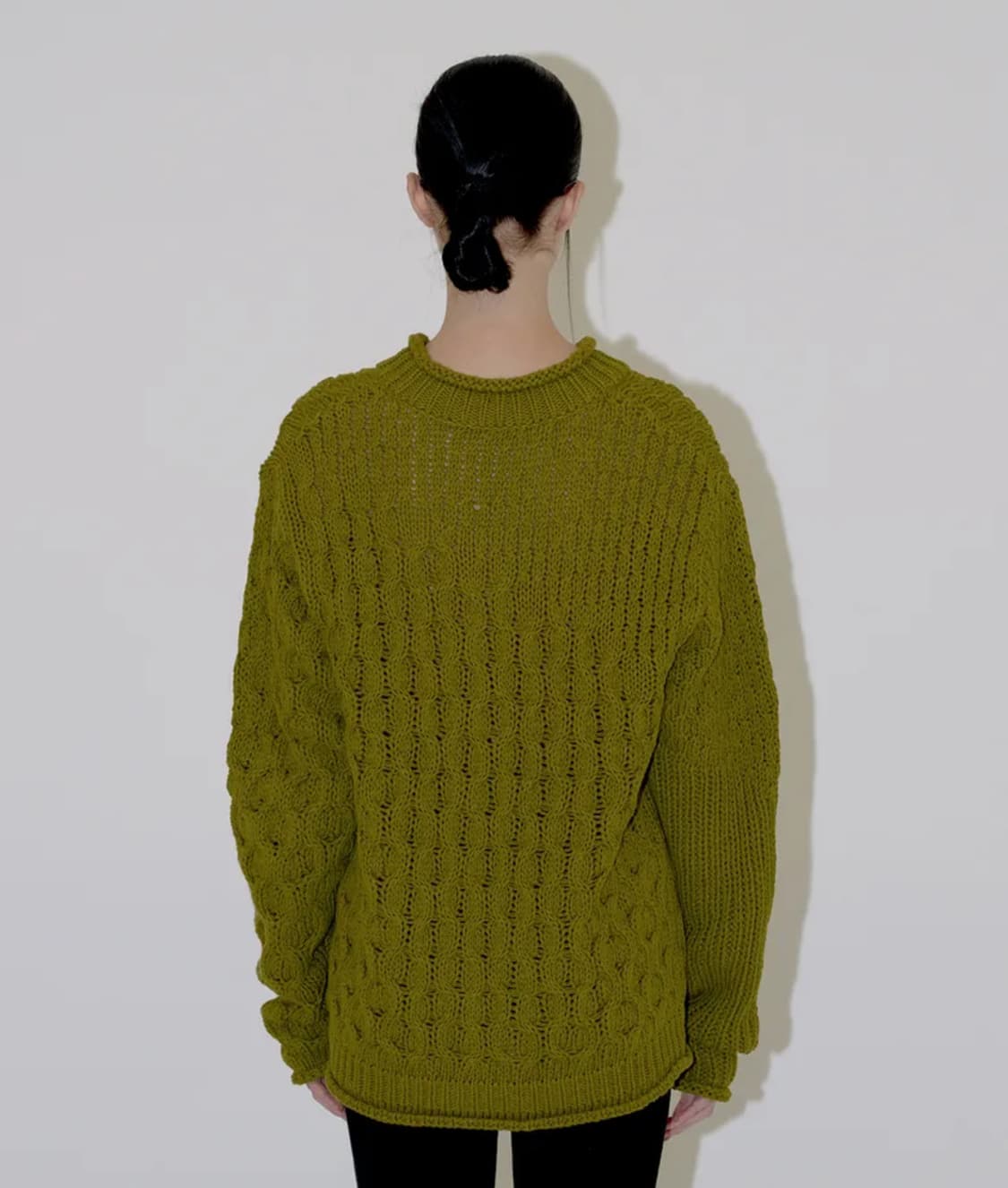 CABLE OVER CARDIGAN (olive) 상품이미지4