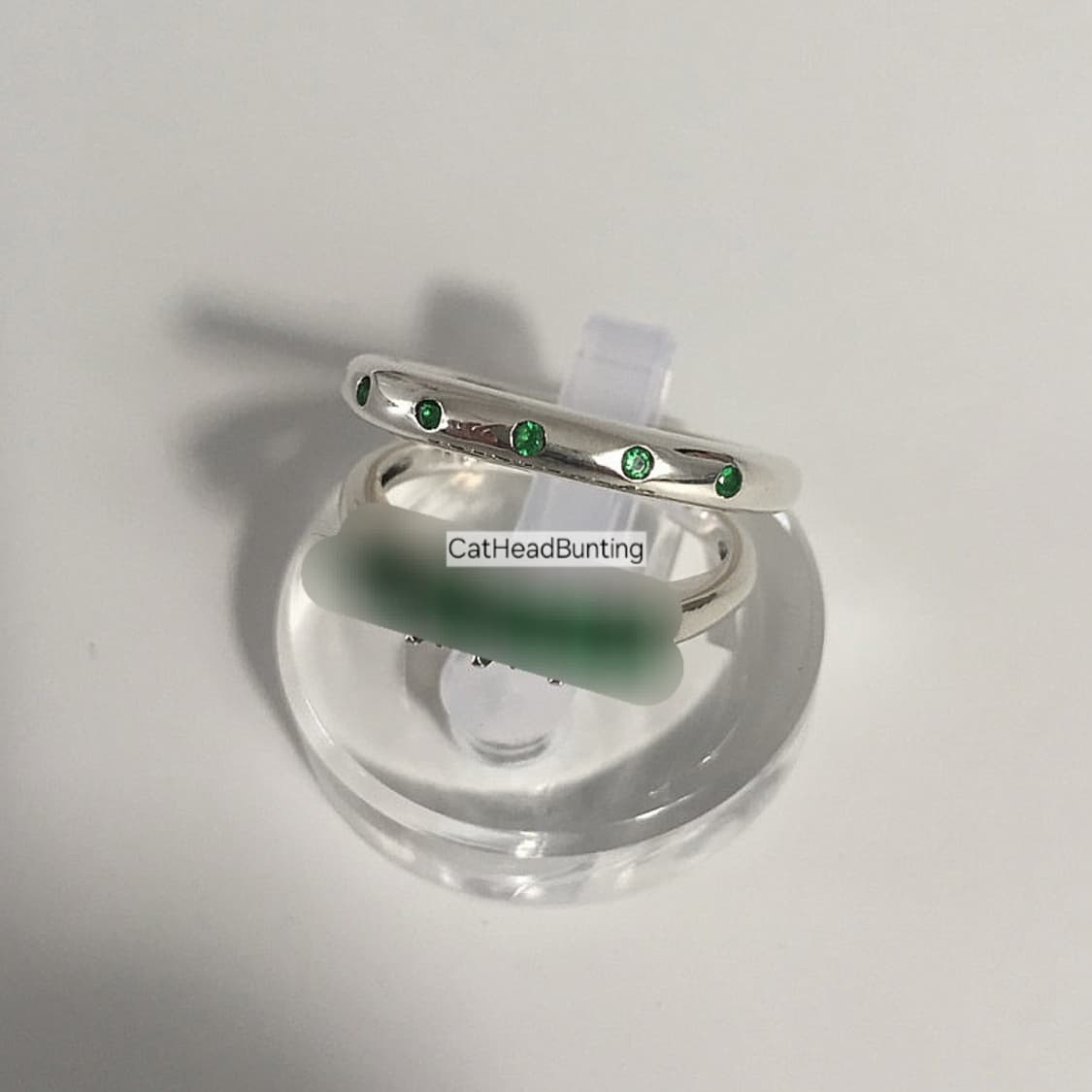 UNISEX_실버925 그린 오닉스 링 반지 [쿨거반택포] 상품이미지7