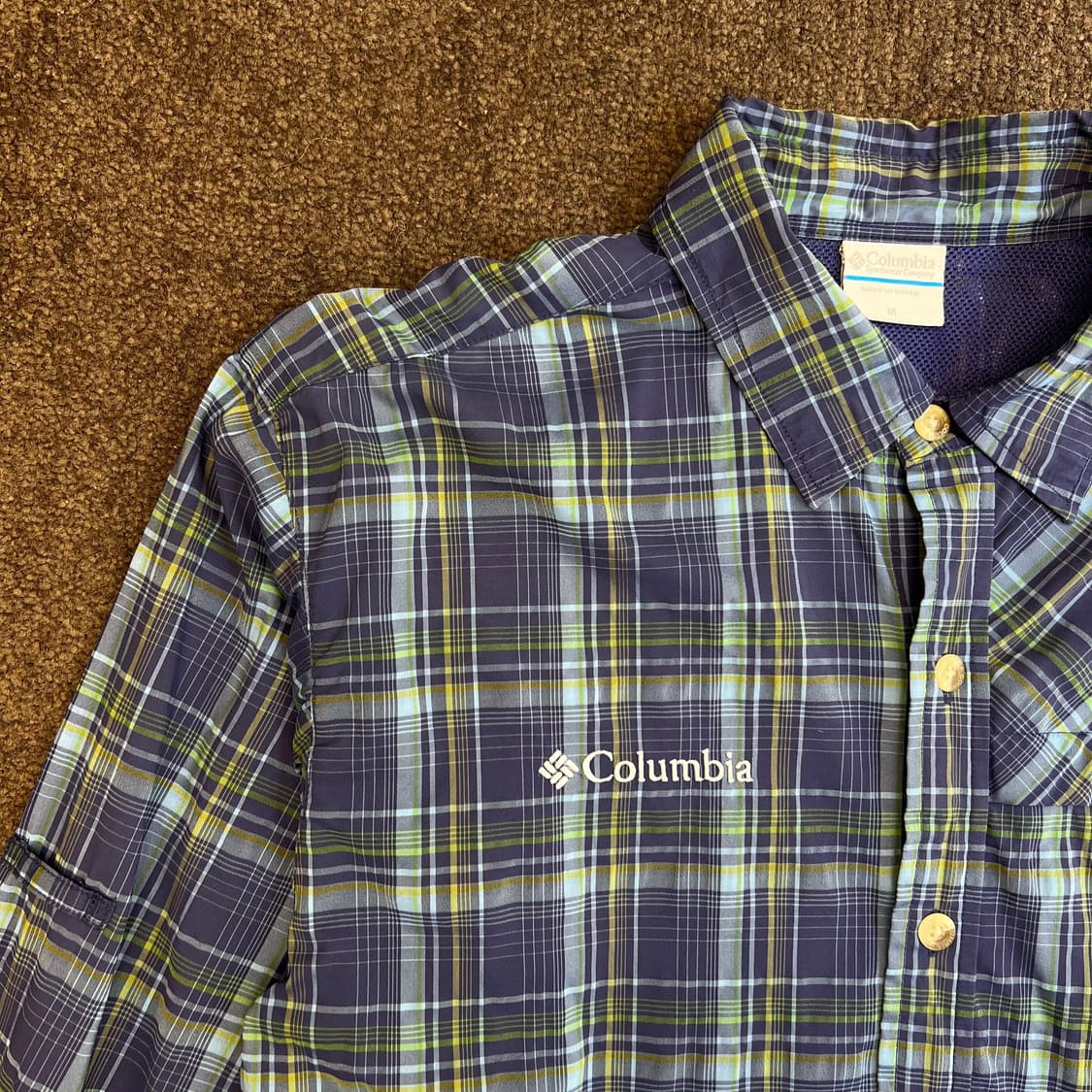 컬럼비아 체크 남방 상품이미지2