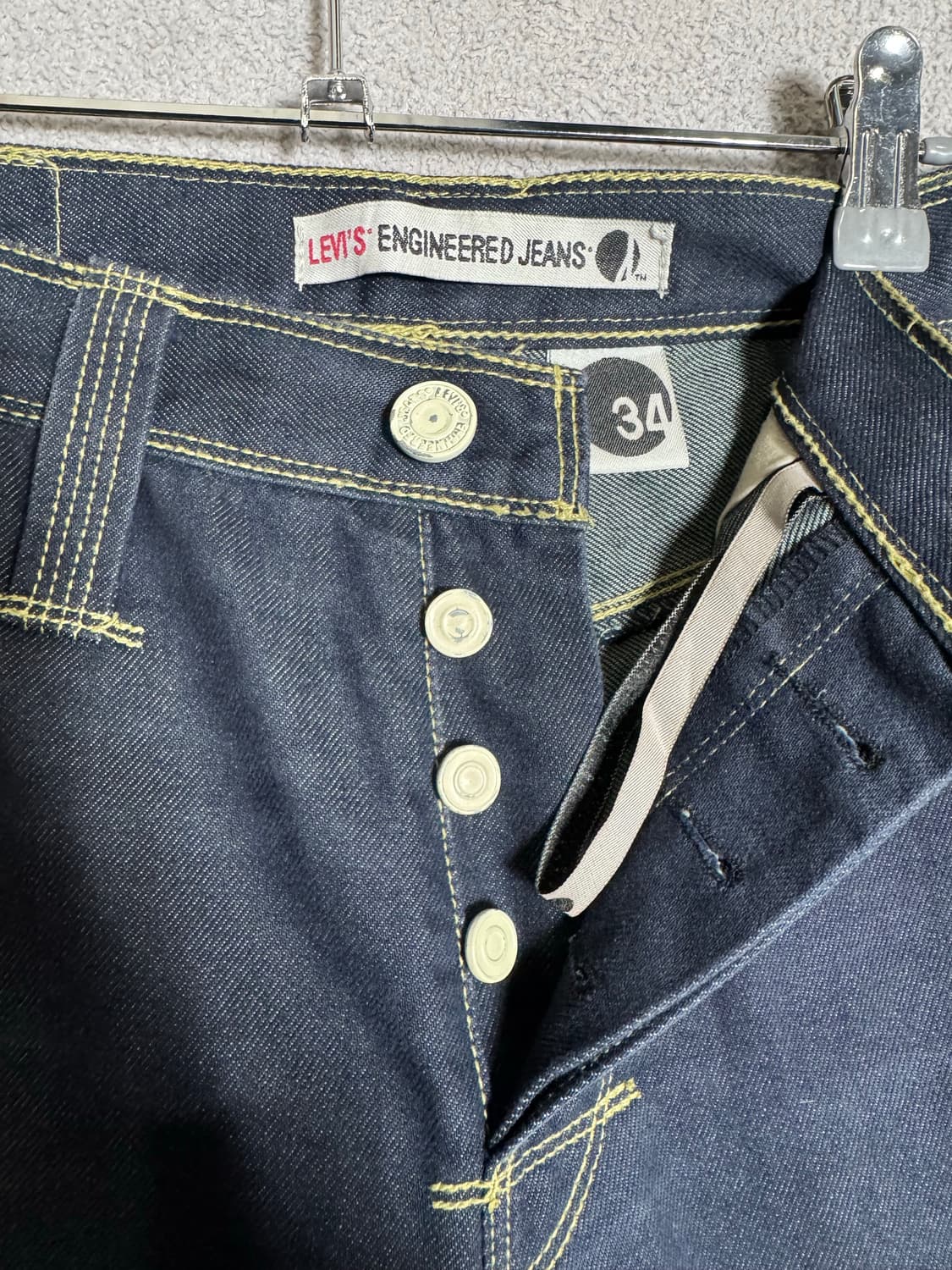 34 리바이스 엔지니어드진 1세대 인디고블루 데드스탁 00s 90s 상품이미지6
