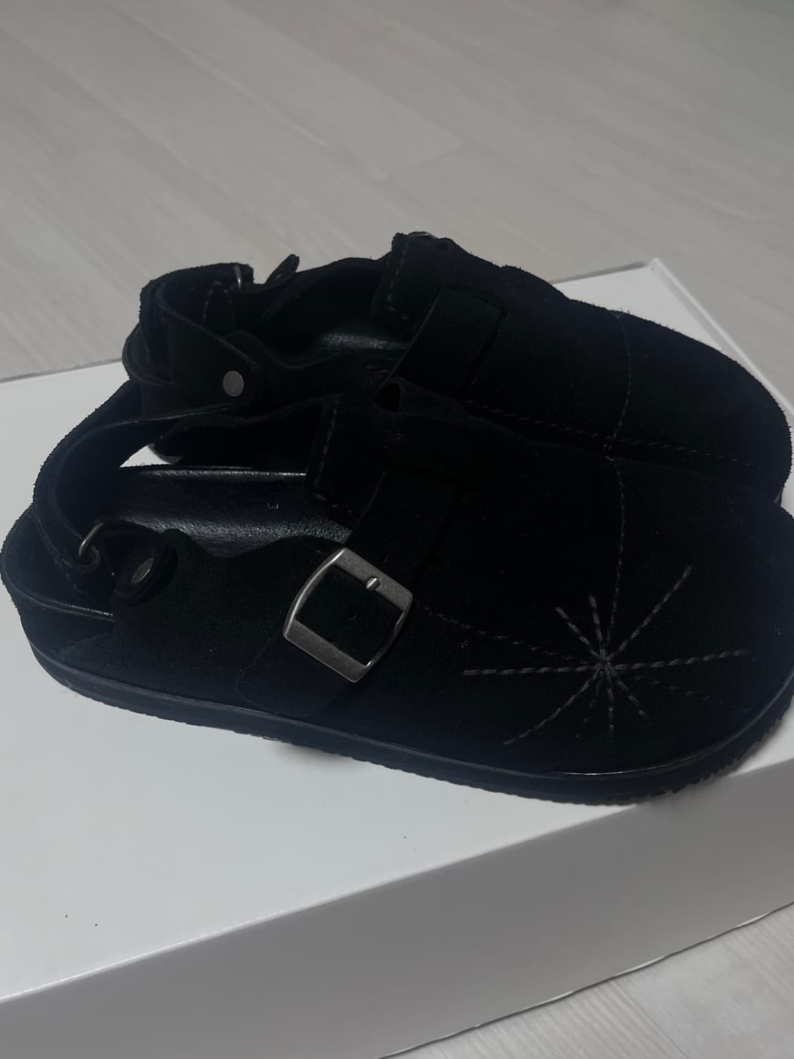 폴리테루 슬라이더 슈즈 블랙 상품이미지6