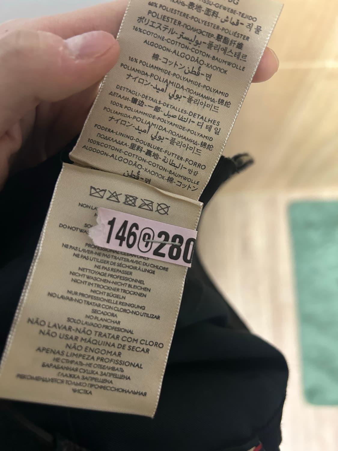 구찌 GG 패턴 볼캡 블랙 상품이미지5