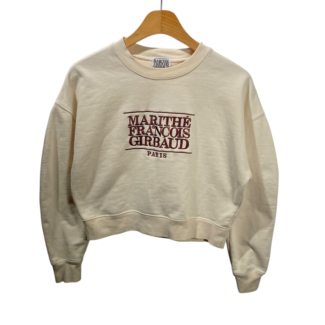 마리떼 빅로고 아이보리 맨투맨 상품이미지2