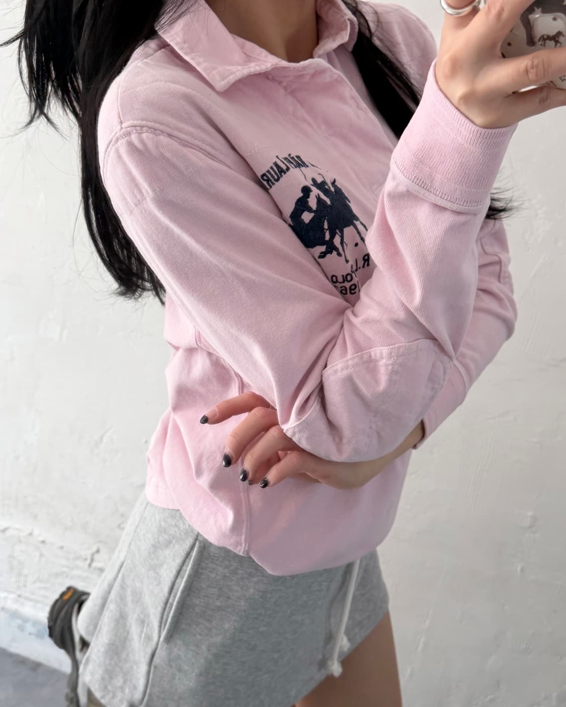 Polo 폴로 랄프로렌 더블플레이어 로고 럭비셔츠 상품이미지3