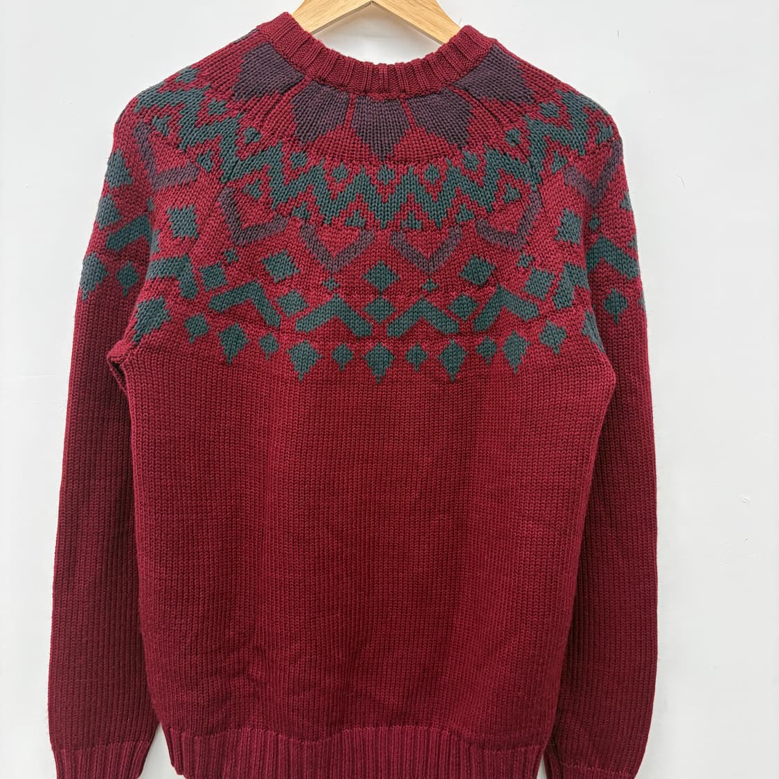 알마니 패턴 니트 스웨터 남L 상품이미지2