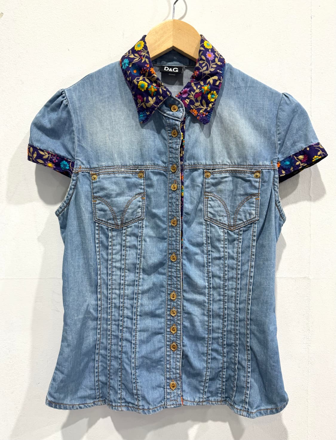 돌체앤가바나 D&G 데님 셔츠 40 정품 상품이미지1