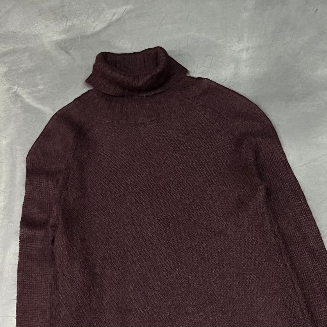  dkny 모헤어 시스루 터틀넥 니트 y15427 상품이미지3