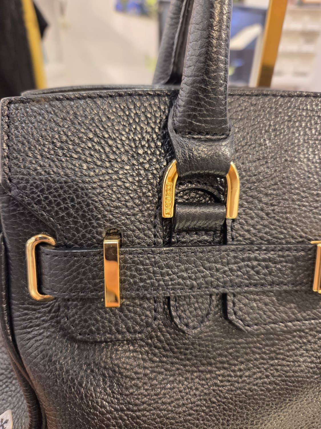 더블엠 레더 버킨백 상품이미지2