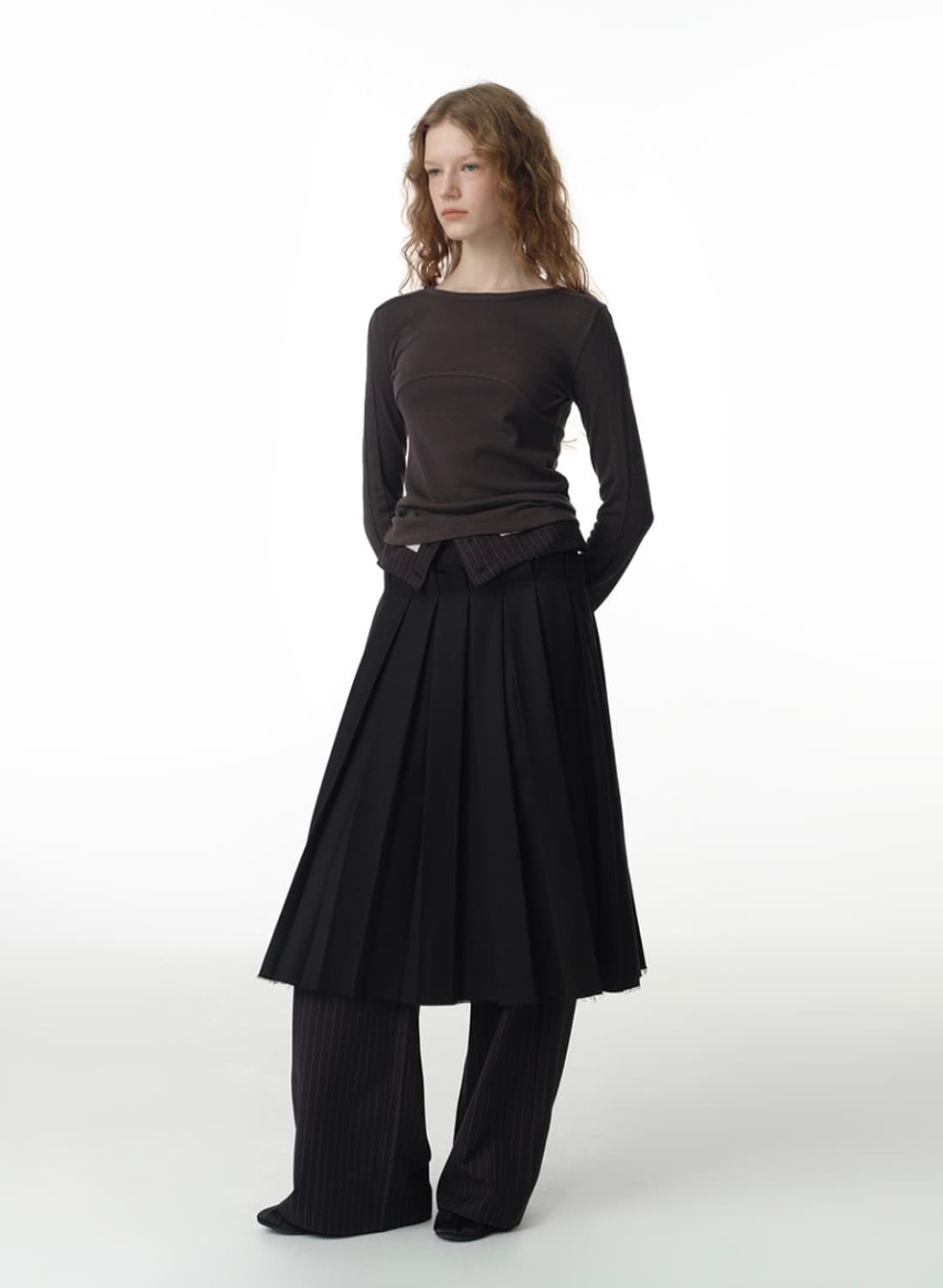 밀로 우먼 리브드 트랙 티셔츠 상품이미지1