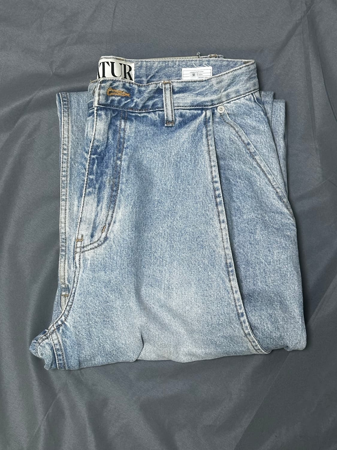 세터 비날레스 연청 데님 팬츠 M 상품이미지4