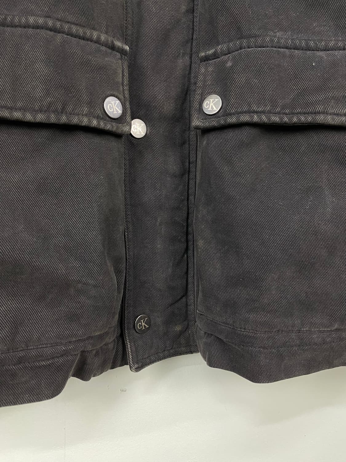 90s 캘빈클라인 ck 워크자켓 헌팅자켓 사파리자켓 L 상품이미지4
