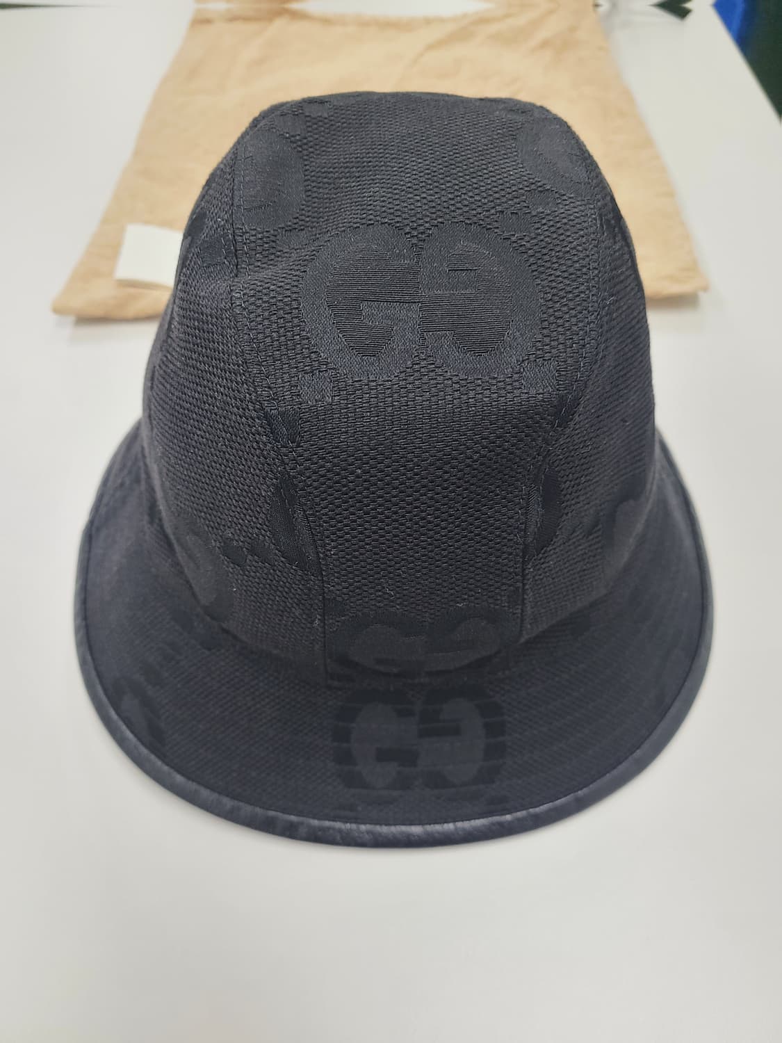 구찌 GG로고 버킷햇 사이즈M 상품이미지1