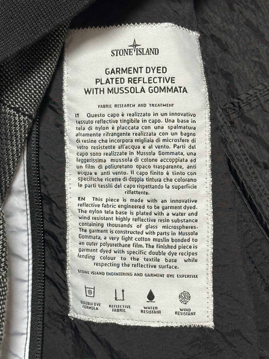 스톤아일랜드 리플렉티브 무솔라 3 in 1 자켓 L(105) 국내판 상품이미지4
