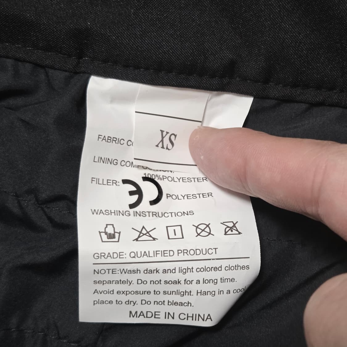 블랙 스마트 발열 패딩 바지 상품이미지3