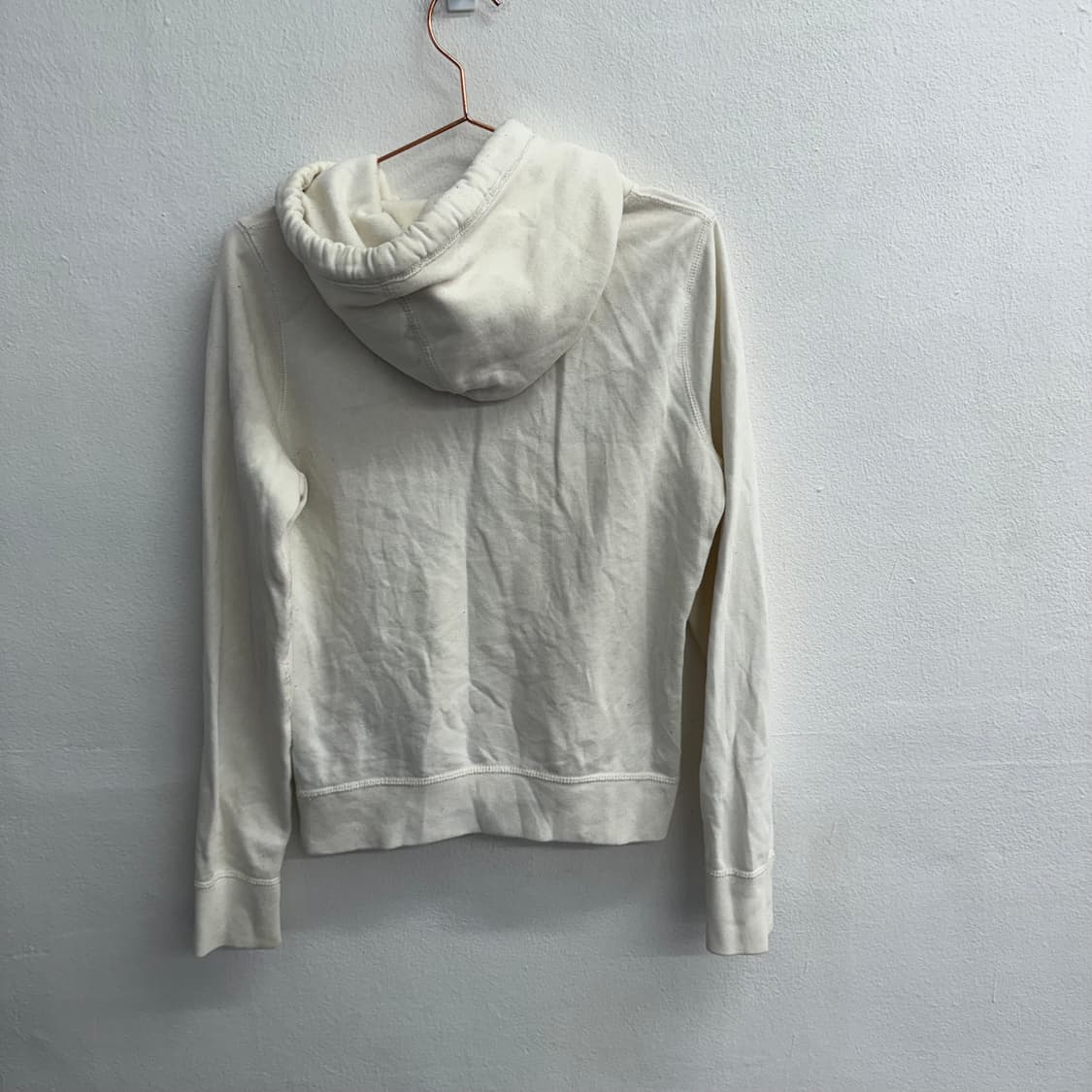 아베크롬비 올드스쿨 Y2K 아이보리 후드티 (M) 상품이미지4