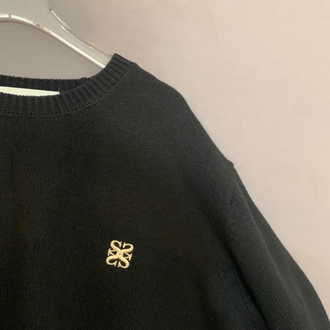 L SATUR 세터 23 더블린 언발란스 캐시미어 블렌드 니트 상품이미지4