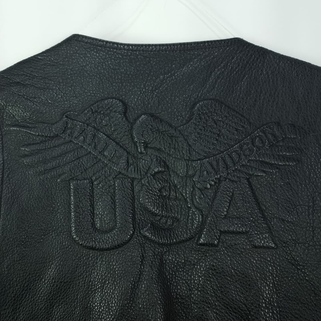 [아메리칸빈티지] 리얼 카우 레더 소가죽 바이커 베스트 M18778 상품이미지7