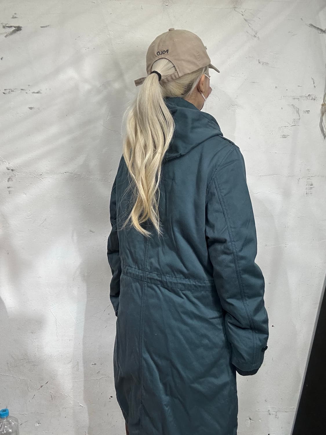 리바이스 그린 투홀스 탭 m-51 피쉬테일 복각 후드 밀리터리 자켓 L 상품이미지3