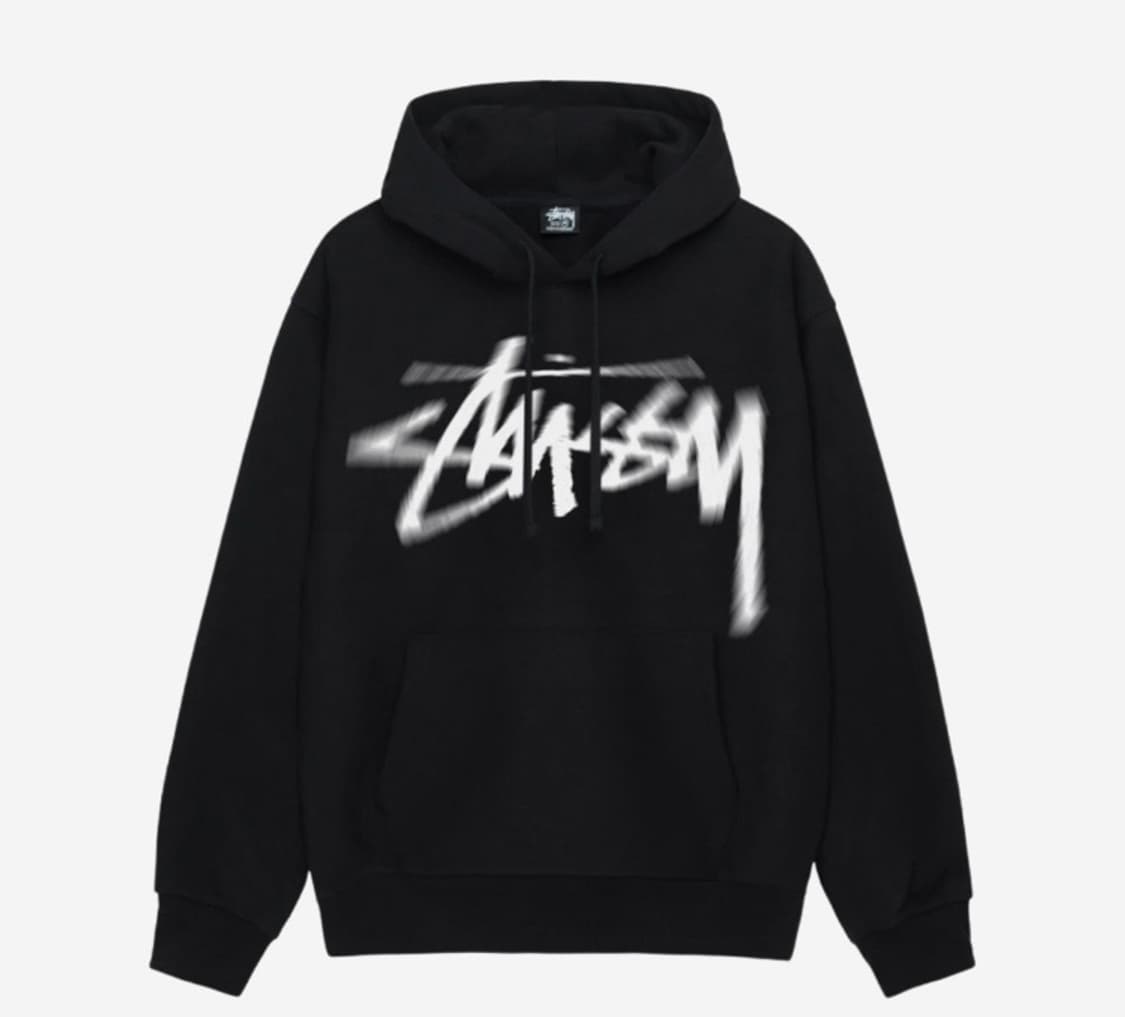 Stussy Dizzy Stock Hoodie Black M 사이즈 상품이미지1