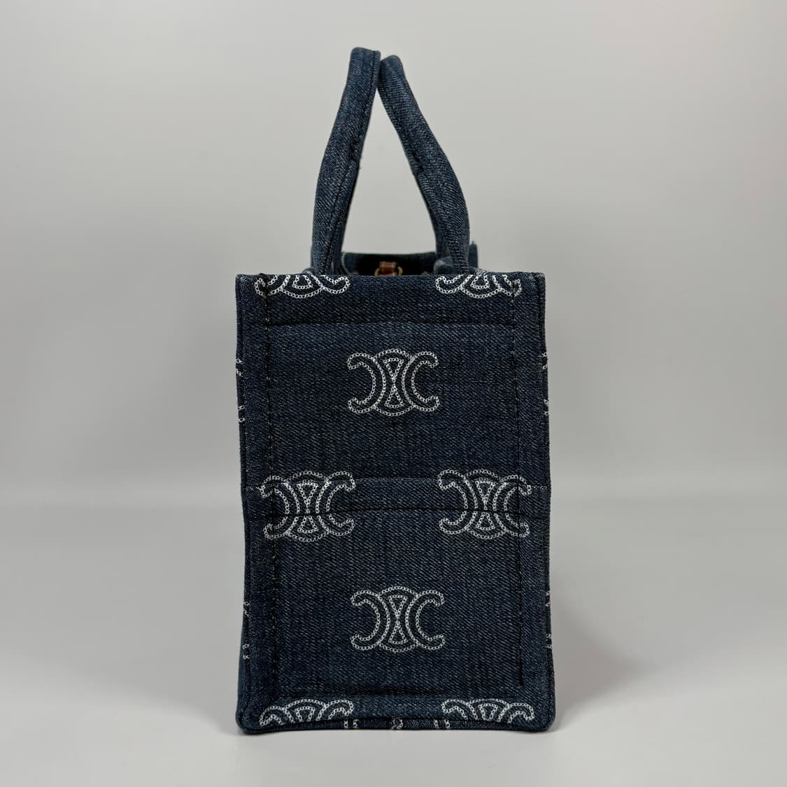 셀린느 스몰 카바스 타이스 트리오페 데님 토트백  상품이미지5