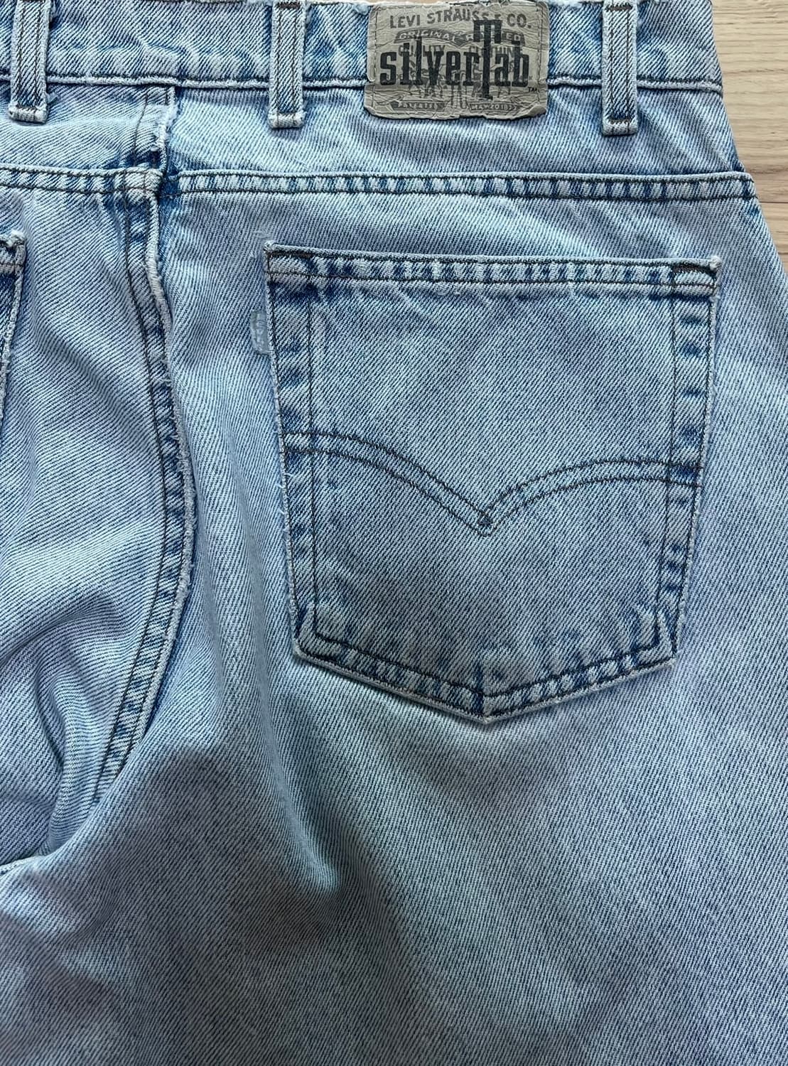 90s 미제 리바이스 실버탭 루즈핏 34x34(허리 44.5cm) 상품이미지7